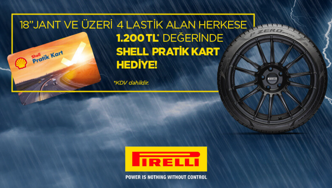 PIRELLI YAZ, KIŞ VE DÖRT MEVSİM LASTİKLERİ KAMPANYASI
